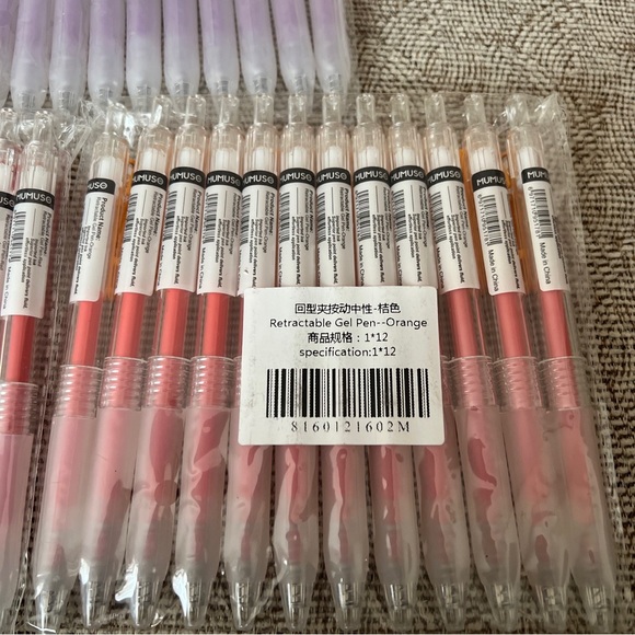 Mumuso 3 packets Retractable Gel Pen - Picture 4 of 7